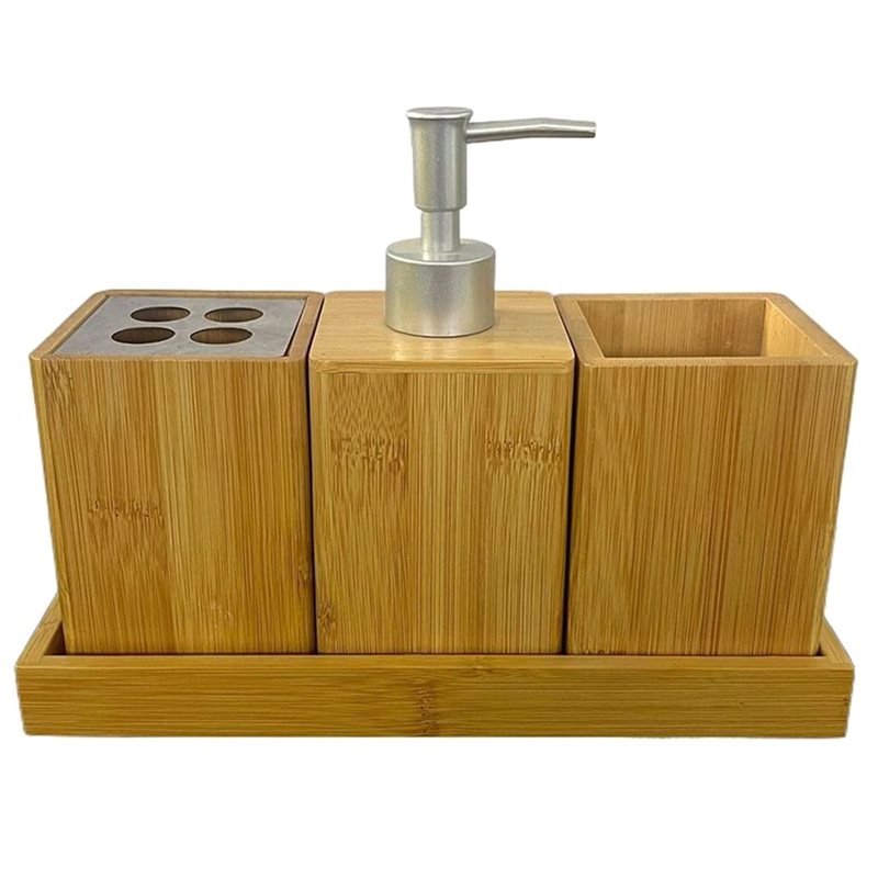 Bamboo Toothbrush Set - 【FLASH DEAL】Portable Bamboo Bath Storage Box
