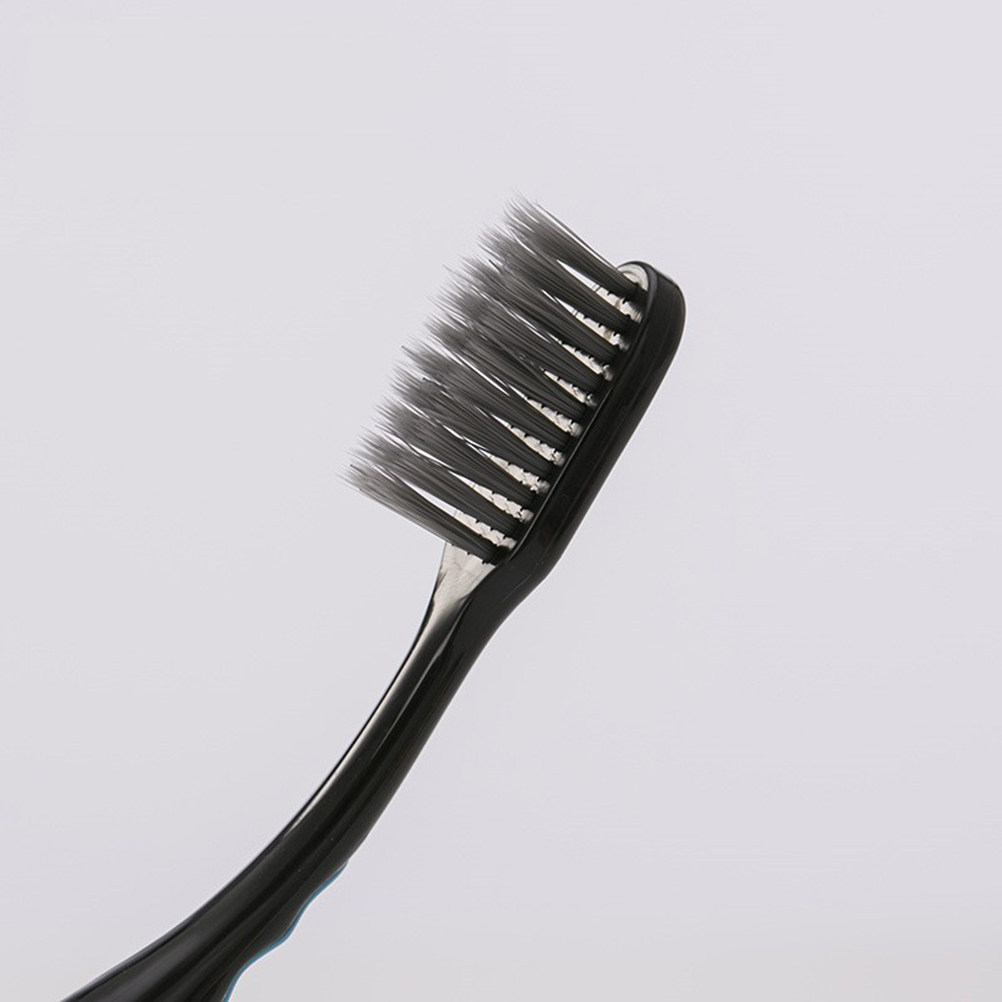 Bamboo Toothbrush Set - 6Pcs Soft Bristle Toothbrush Bamboo Charcoal