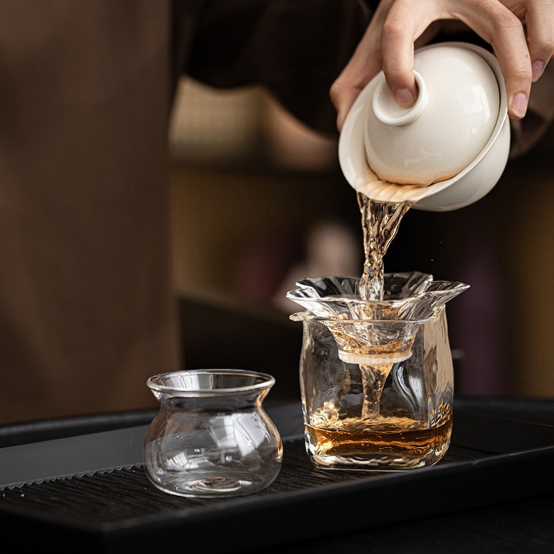 Loose Leaf Tea Infuser - Glass Tea Infuser Strainers with Support