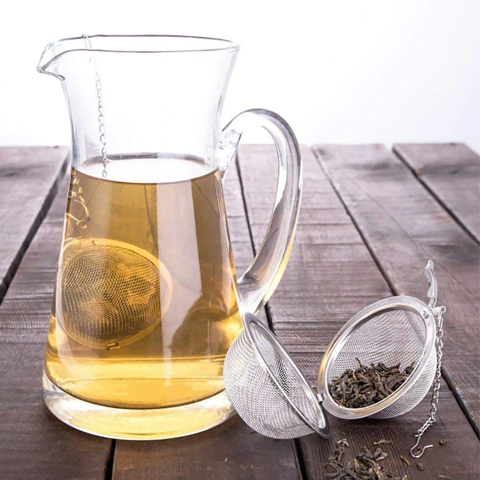 2-10pcs Stainless Steel Ball M - огляд і ціна Loose Leaf Tea Infuser