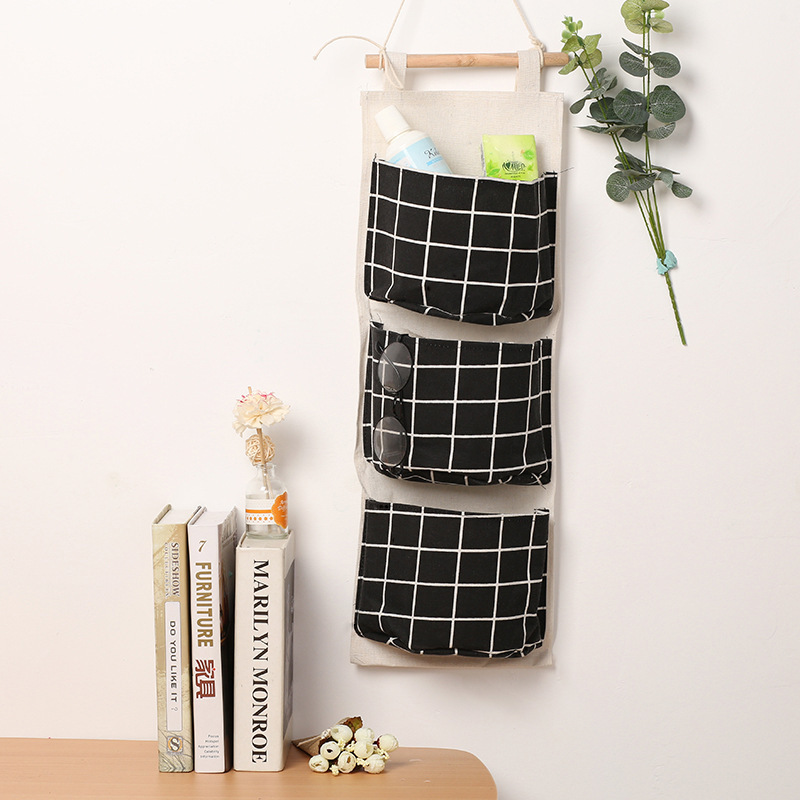 1PC Three Pockets Hanging Wall - огляд і ціна Linen Bag Bulk