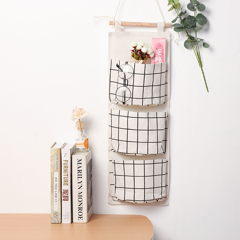 1PC Three Pockets Hanging Wall - огляд і ціна Linen Bag Bulk
