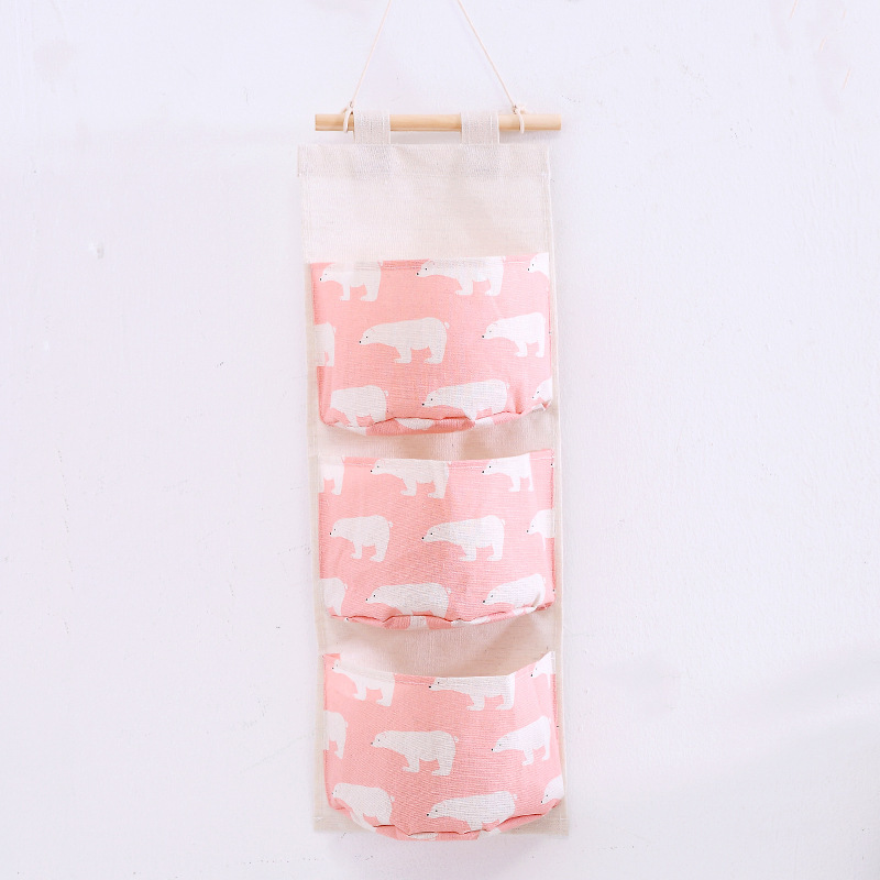 1PC Three Pockets Hanging Wall - огляд і ціна Linen Bag Bulk