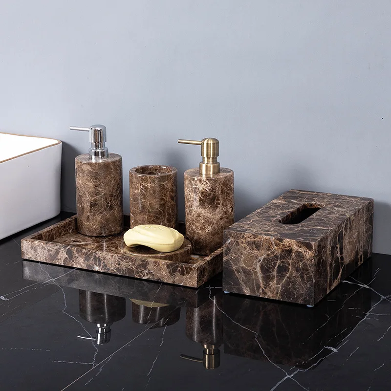 Emperador Dark Natural Marble  - огляд і ціна Bamboo Toothbrush Set