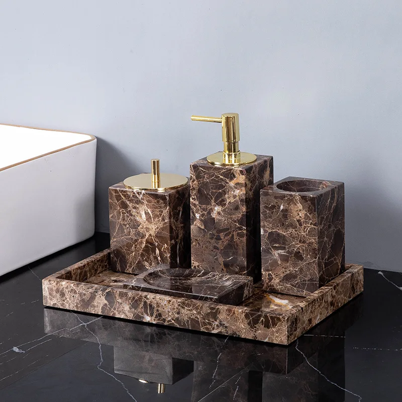 Emperador Dark Natural Marble  - огляд і ціна Bamboo Toothbrush Set