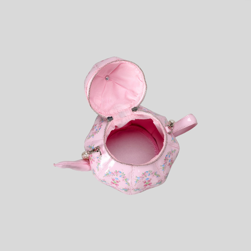 Pearl Chain Teapot Crossbody B - огляд і ціна Linen Bag Bulk