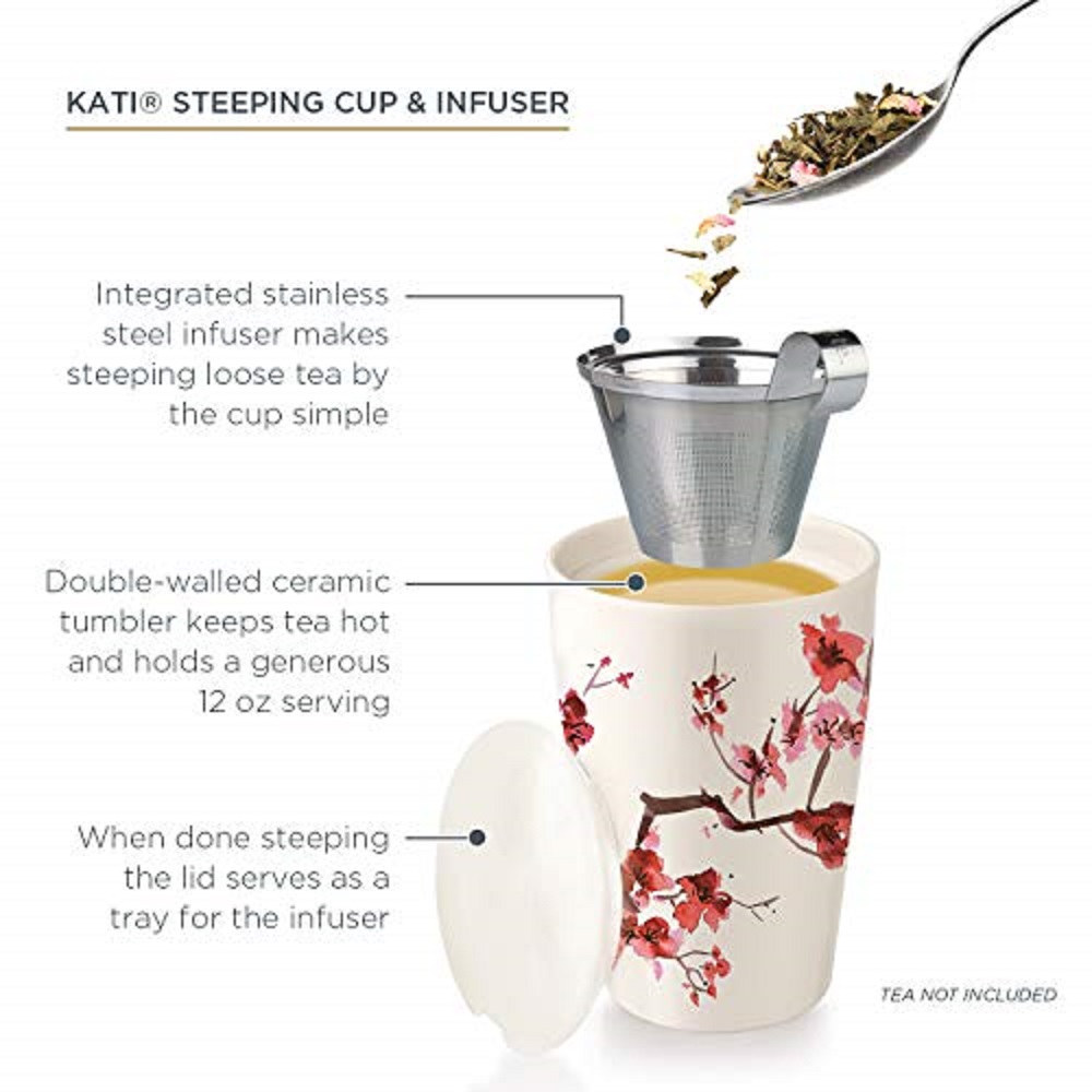 Double-Walled Ceramic Kati Cup - огляд і ціна Loose Leaf Tea Infuser