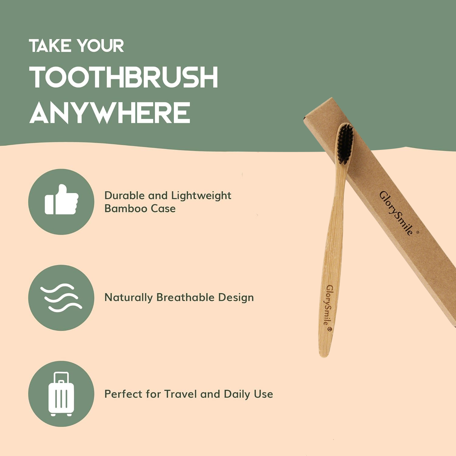 1/4 Pcs Bamboo Toothbrushes -  - огляд і ціна Bamboo Toothbrush Set