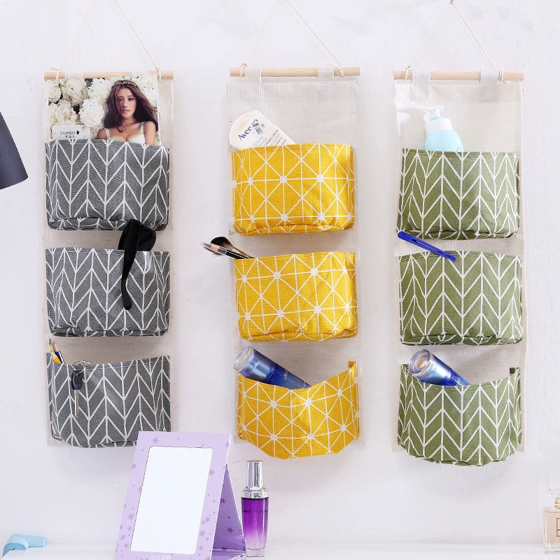 1PC Three Pockets Hanging Wall - огляд і ціна Linen Bag Bulk