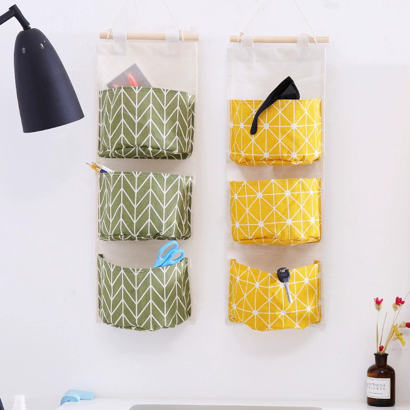 1PC Three Pockets Hanging Wall - огляд і ціна Linen Bag Bulk