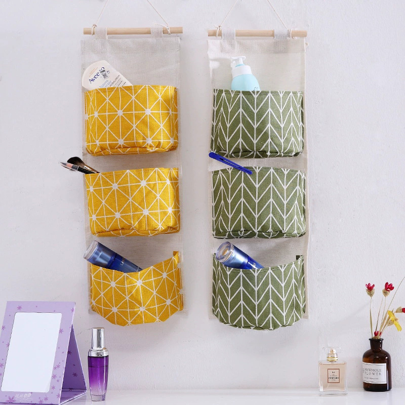 1PC Three Pockets Hanging Wall - огляд і ціна Linen Bag Bulk