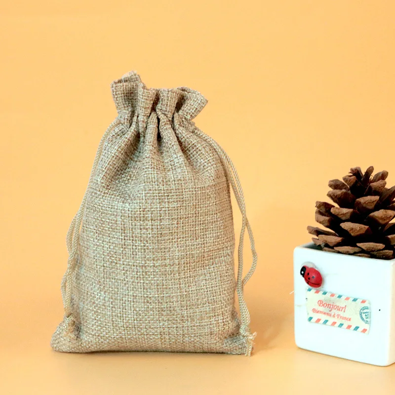 50pc/lot 7x9 9x12 10x14 13x18  - огляд і ціна Linen Bag Bulk