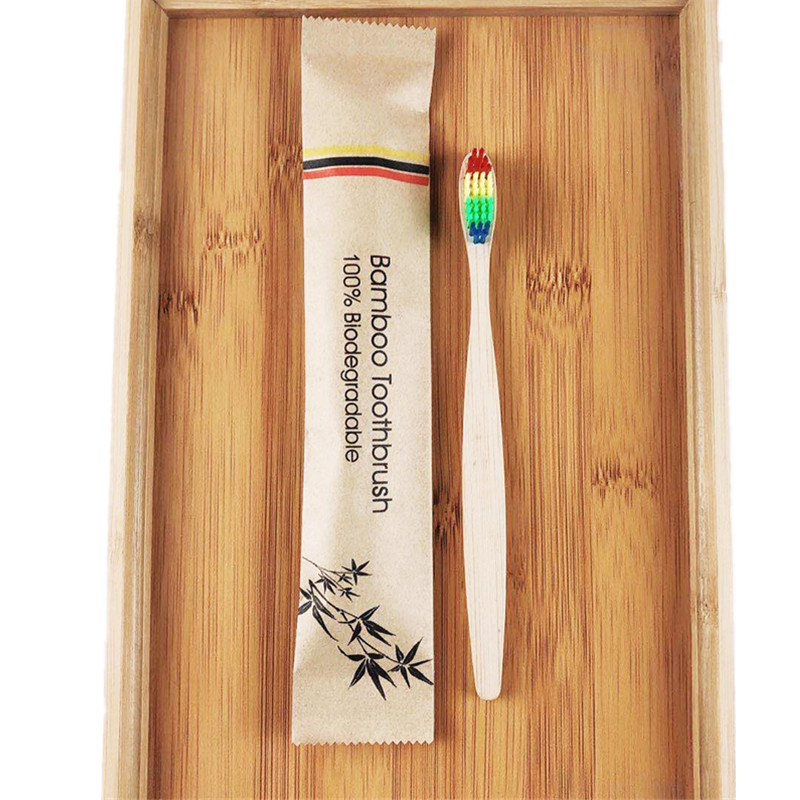 50 / 100 Pcs  Customized Laser - огляд і ціна Bamboo Toothbrush Set