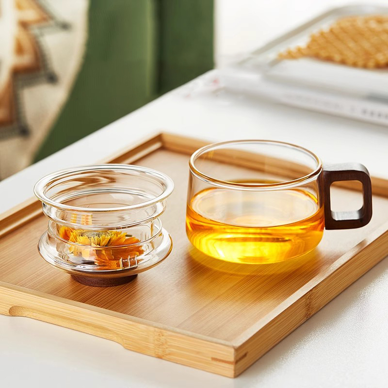 200/400ml Glass Tea Cup With I - огляд і ціна Loose Leaf Tea Infuser