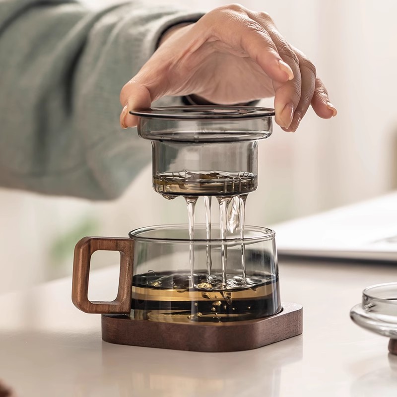 200/400ml Glass Tea Cup With I - огляд і ціна Loose Leaf Tea Infuser
