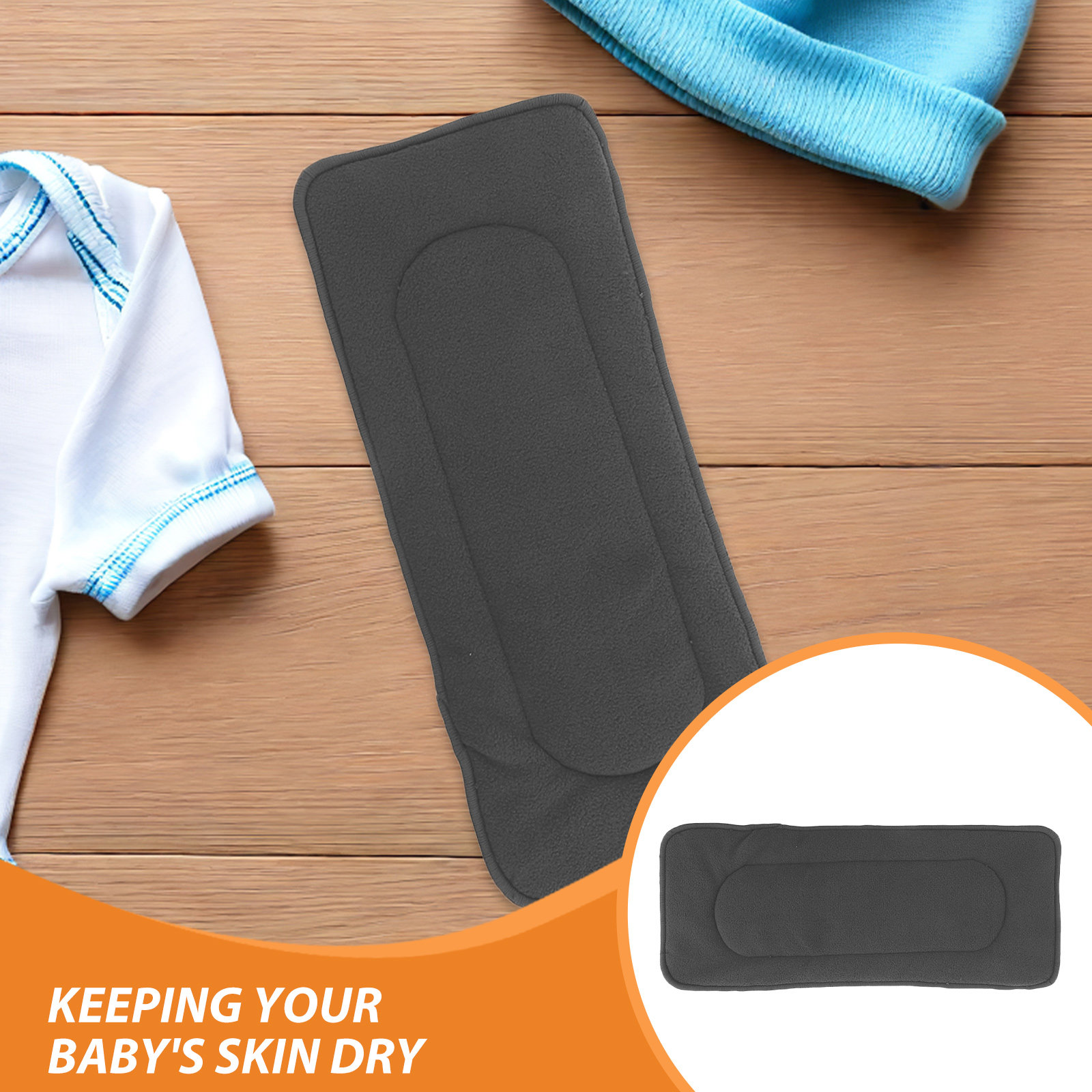 4Pcs Nano Absorbent Nappy Inse - огляд і ціна Cloth Diaper Insert