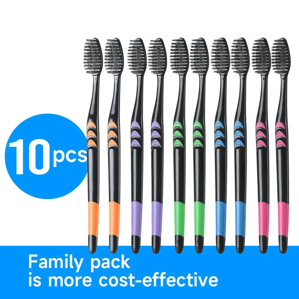 Bamboo Charcoal Soft Bristles  - огляд і ціна Bamboo Toothbrush Set