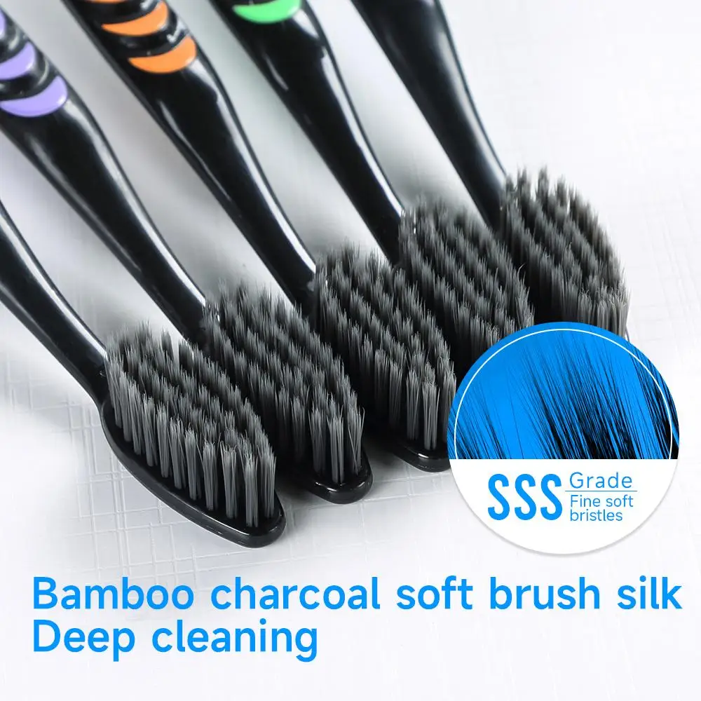 Bamboo Charcoal Soft Bristles  - огляд і ціна Bamboo Toothbrush Set