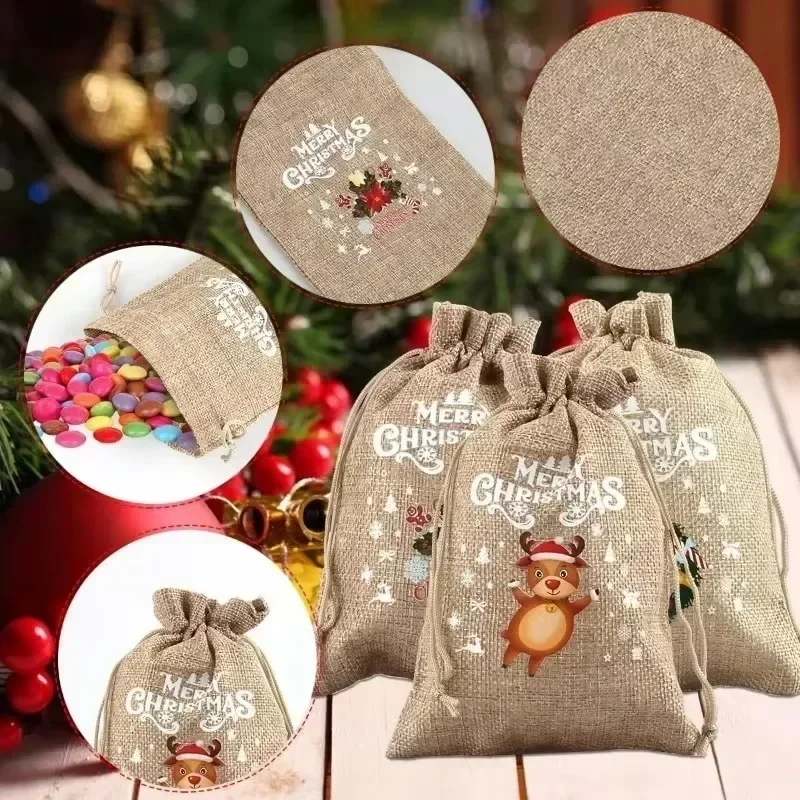 Wholesale Christmas Linen Bags - огляд і ціна Linen Bag Bulk
