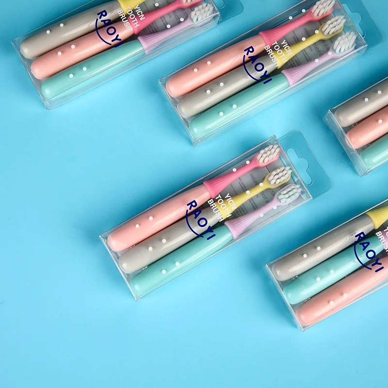 3pc/set Children's Toothbrush  - огляд і ціна Bamboo Toothbrush Set
