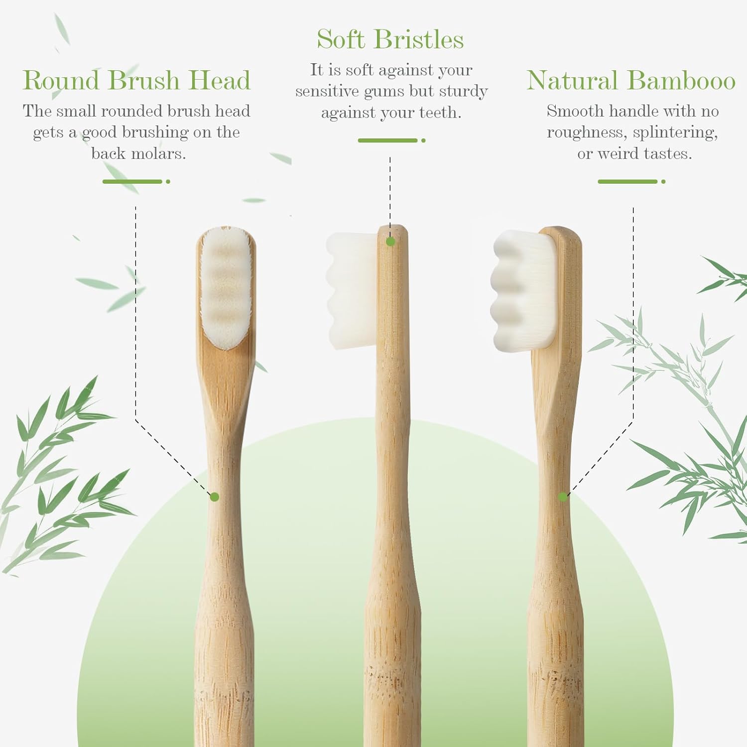 4 Pcs Micro-Nano Bamboo Toothb - огляд і ціна Bamboo Toothbrush Set