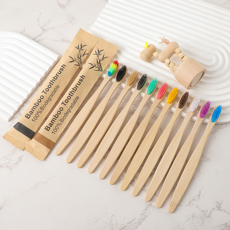 Bamboo Toothbrush Set Natural  - огляд і ціна Bamboo Toothbrush Set