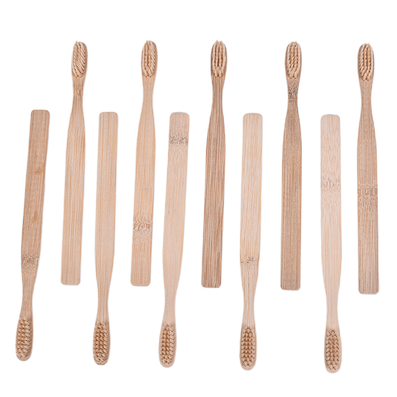10pcs/oral Natural Bamboo Fibr - огляд і ціна Bamboo Toothbrush Set