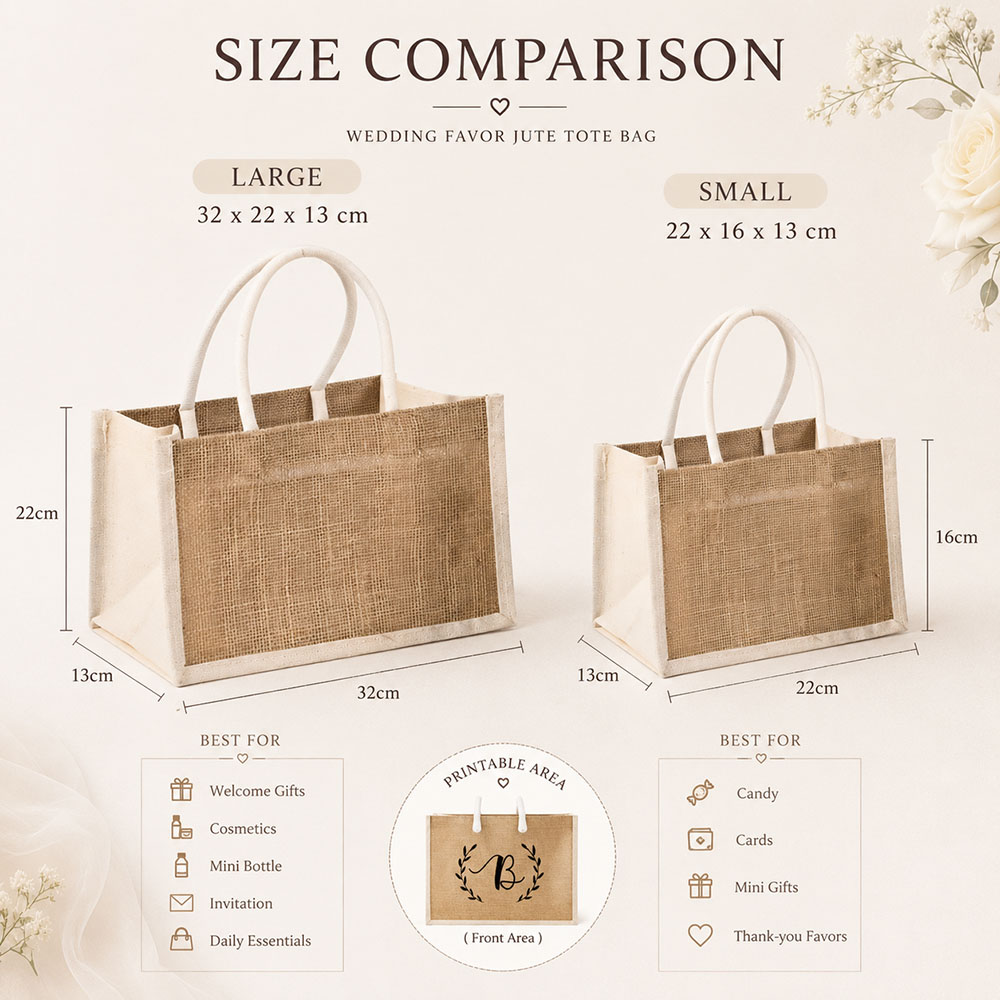 Custom Wedding Gift Bag Person - огляд і ціна Linen Bag Bulk