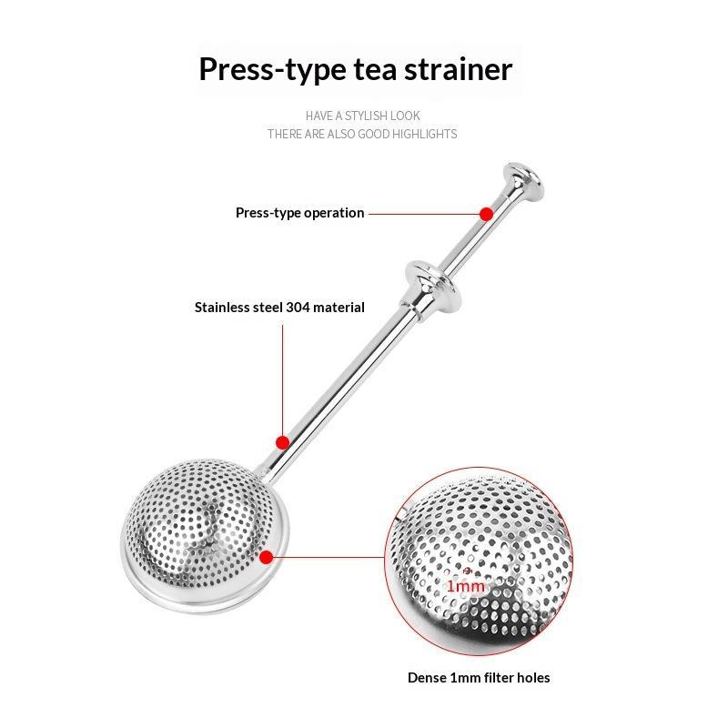 Long Handle Stainless Steel Te - огляд і ціна Loose Leaf Tea Infuser